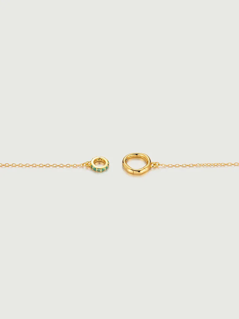 Encircle Loops Emerald Necklace