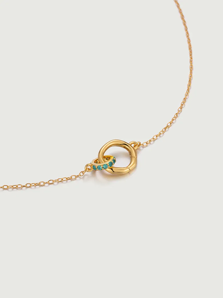Encircle Loops Emerald Necklace