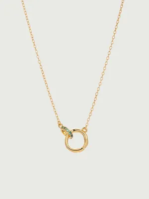 Encircle Loops Emerald Necklace