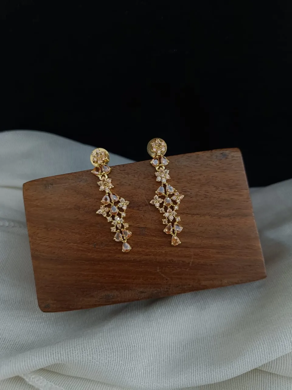 Exquisite Gold-plated Zircon Necklace Set