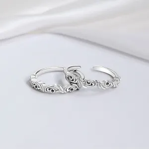 Extravagant Rhodium plated 925 Sterling Silver adjustable Toe ring
