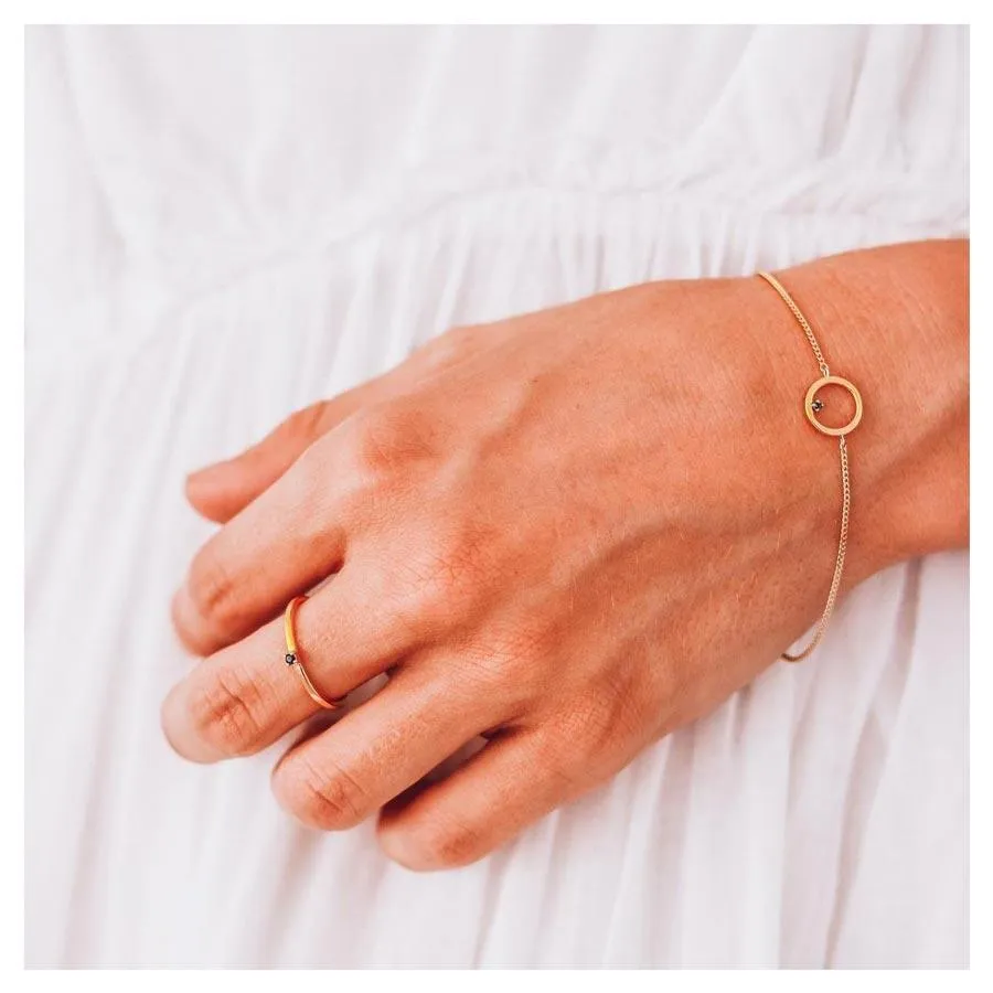 Free To Roam Bracelet - Gold / Sapphire