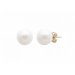 Freshwater Pearl Earrings - White - ESRWYG10