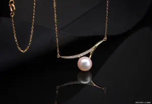 G14K Contemporary Pearl Necklace
