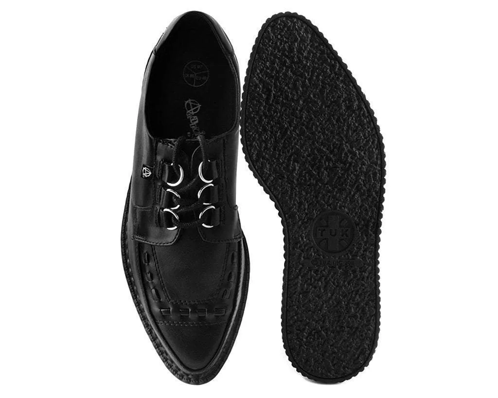 Hi Shine Lace Up Pointed Anarchic Creeper
