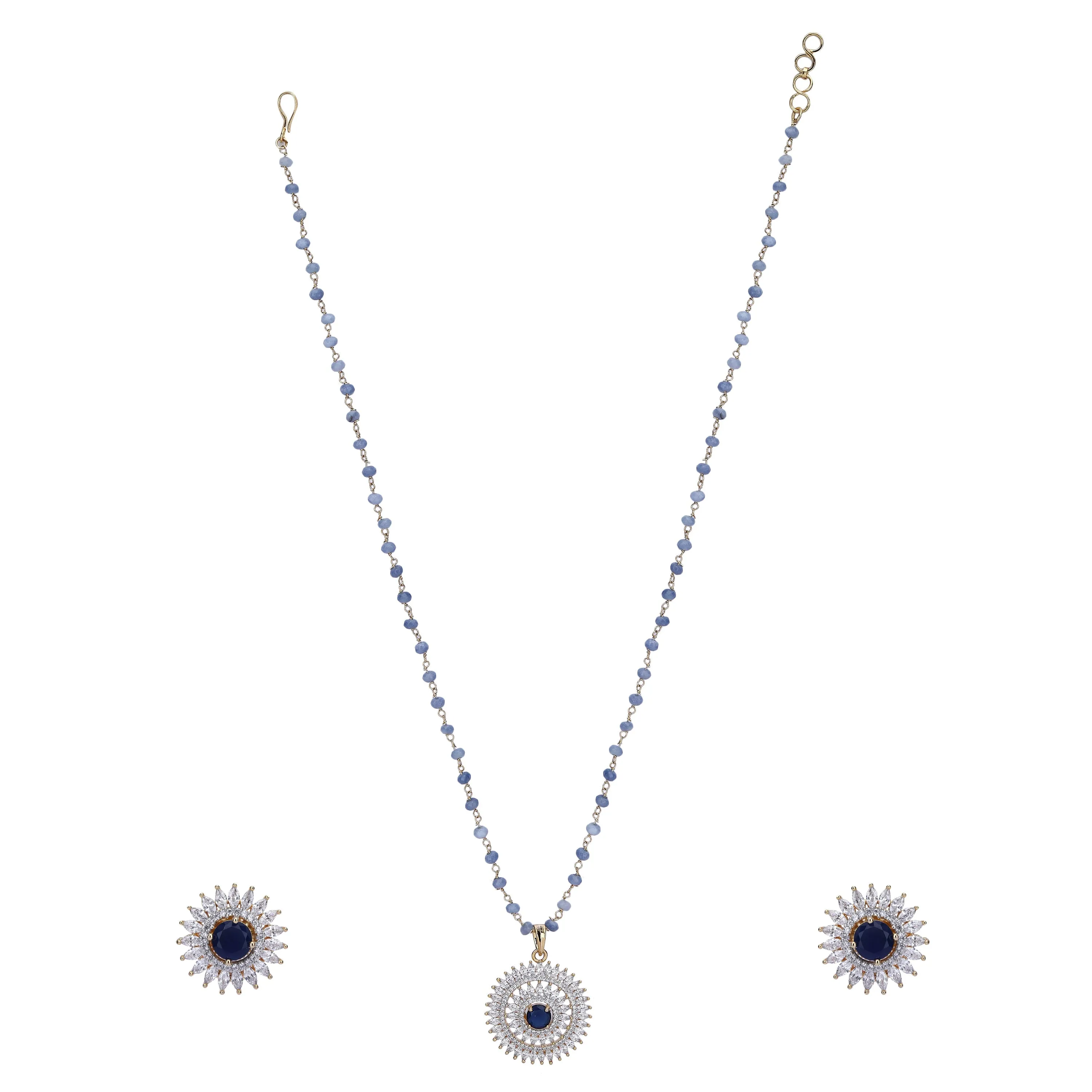 Himanshi Zircon Pendant Set