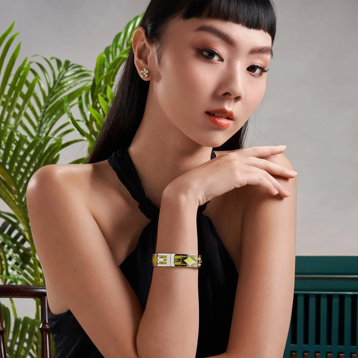 Ikat Bangle - Kopi-O Brown