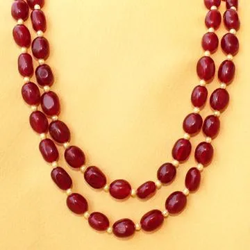 Imeora Quartz Double Line Necklace With Earrings