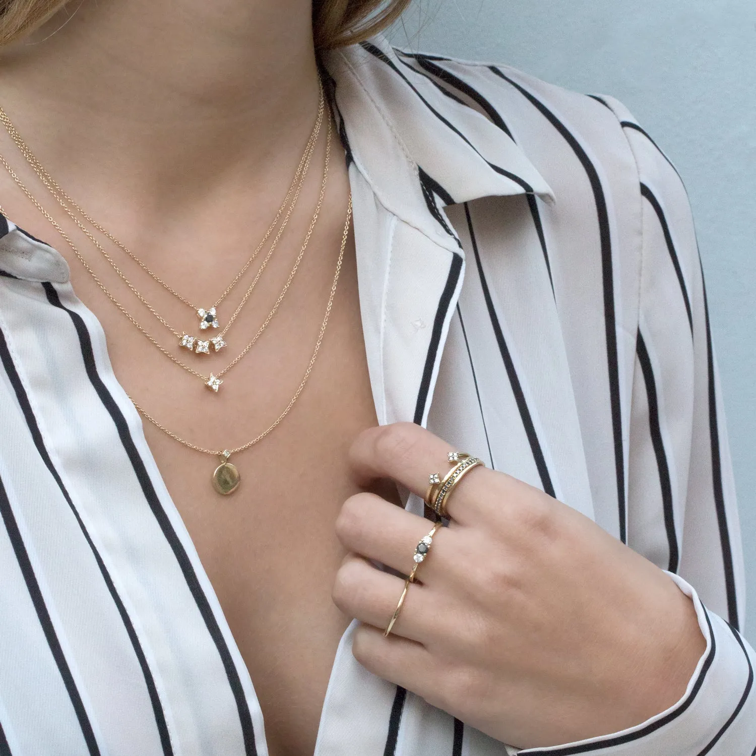 Jupiter Necklace with Diamonds