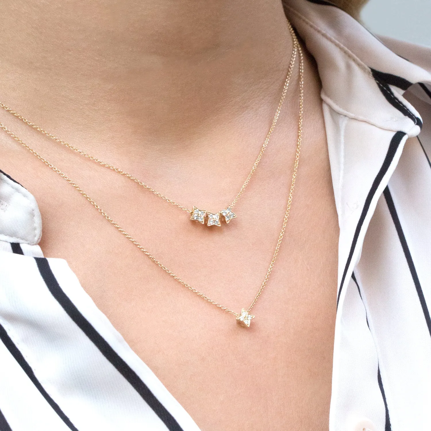 Jupiter Necklace with Diamonds