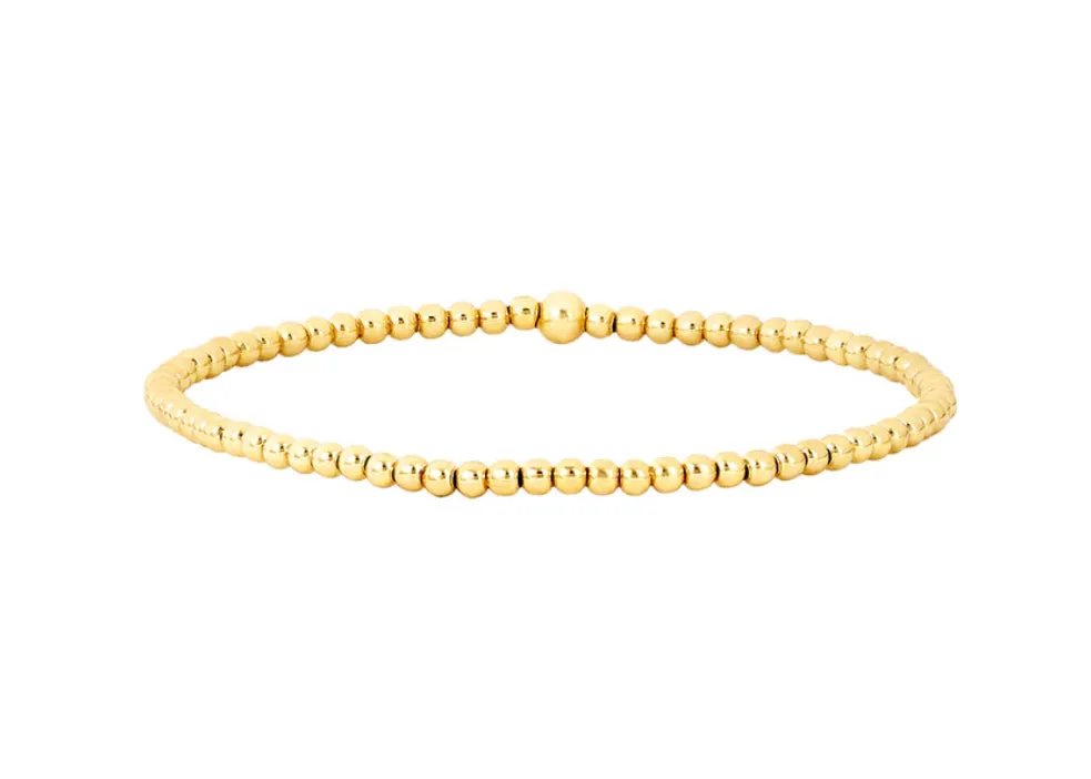 Kids Signature Bracelet- Yellow Gold