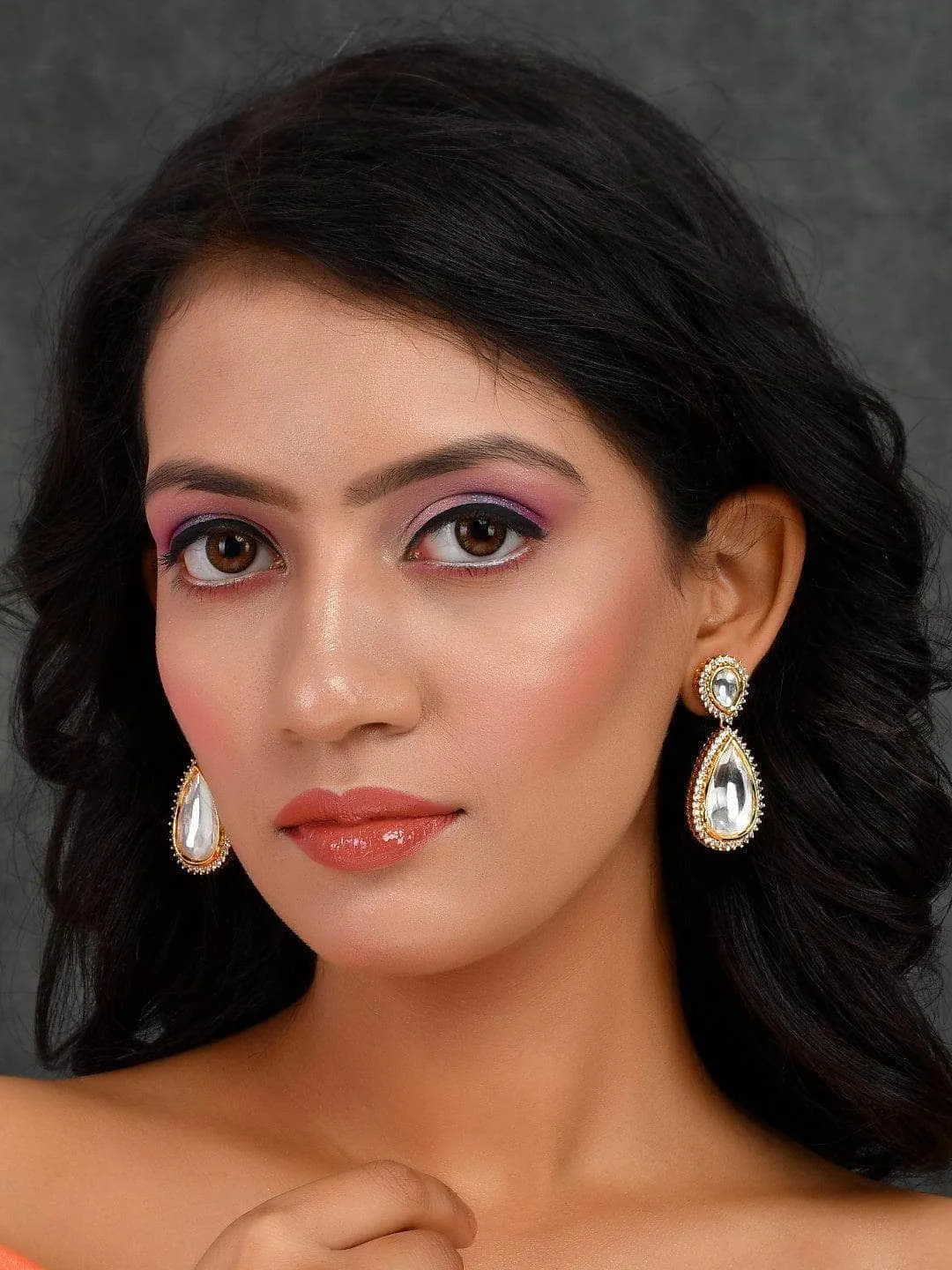 Kundan Drop Earrings