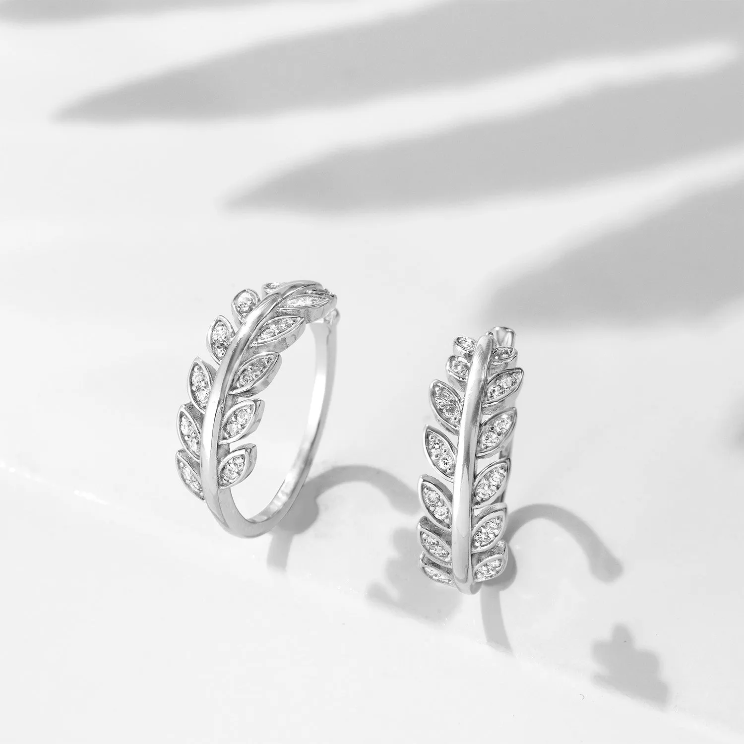 Leafy Silver Adjustable 925 Silver Toe Ring