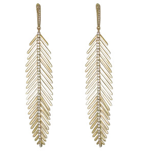 Long Feather Earrings