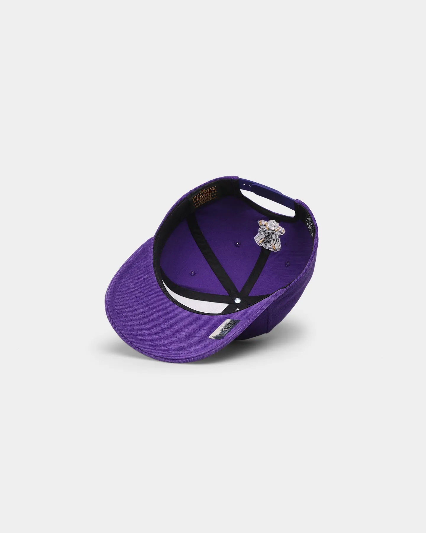 Majestic Athletic Anaheim Ducks Stack Pro Crown Snapback Faded Purple
