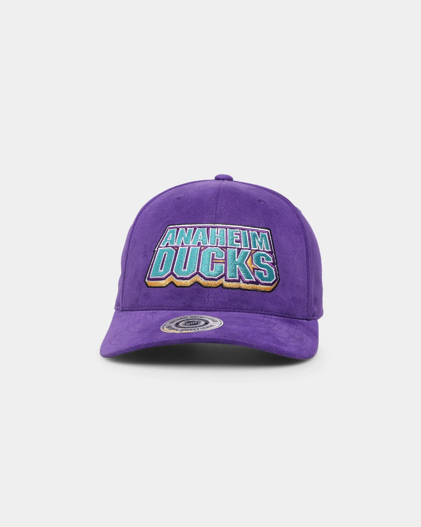 Majestic Athletic Anaheim Ducks Stack Pro Crown Snapback Faded Purple