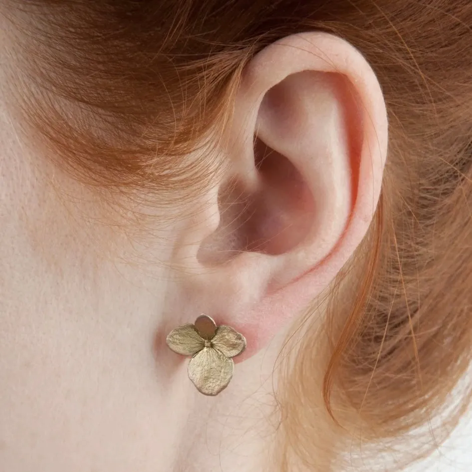Michael Michaud Hydrangea Post Earrings