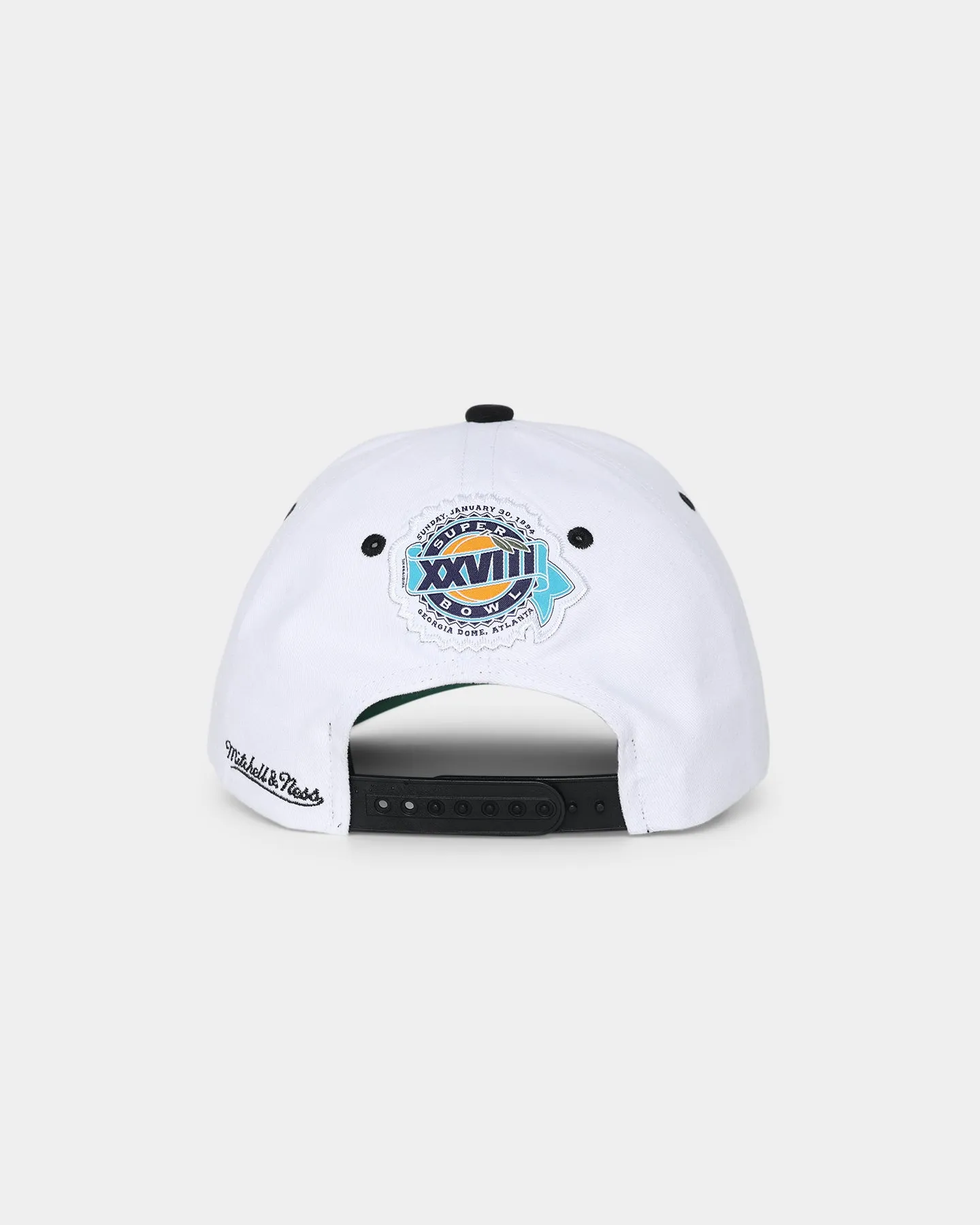 Mitchell & Ness Dallas Cowboys Back-To-Back Super Bowl Champions 'Dallas Cowboys Champs' Pro Crown Snapback Vintage White