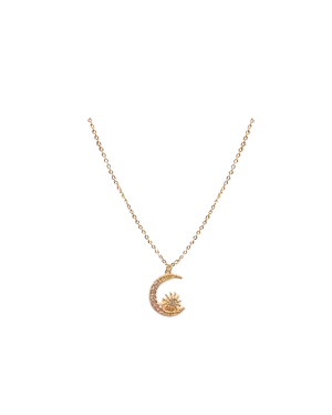 Moon Zircon Necklace