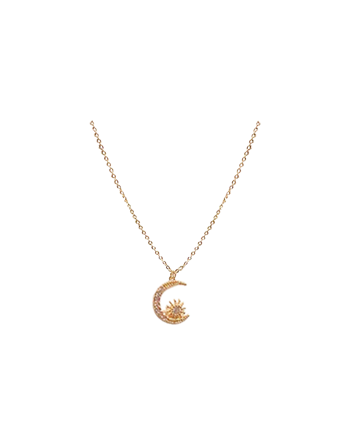 Moon Zircon Necklace