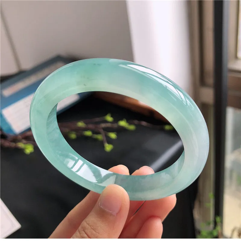 Natural Jade Bangle Jadeite Bangle Internal Diameter 57.8mm B8032805