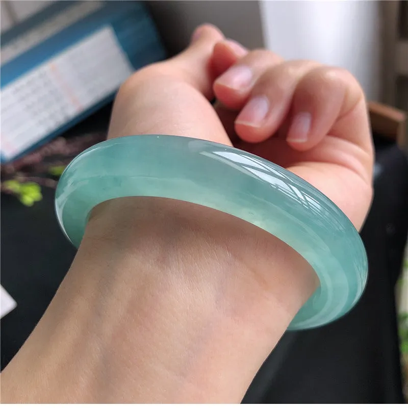Natural Jade Bangle Jadeite Bangle Internal Diameter 57.8mm B8032805