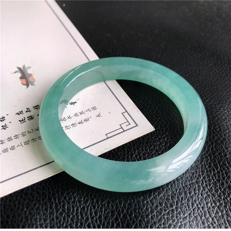 Natural Jade Bangle Jadeite Bangle Internal Diameter 57.8mm B8032805