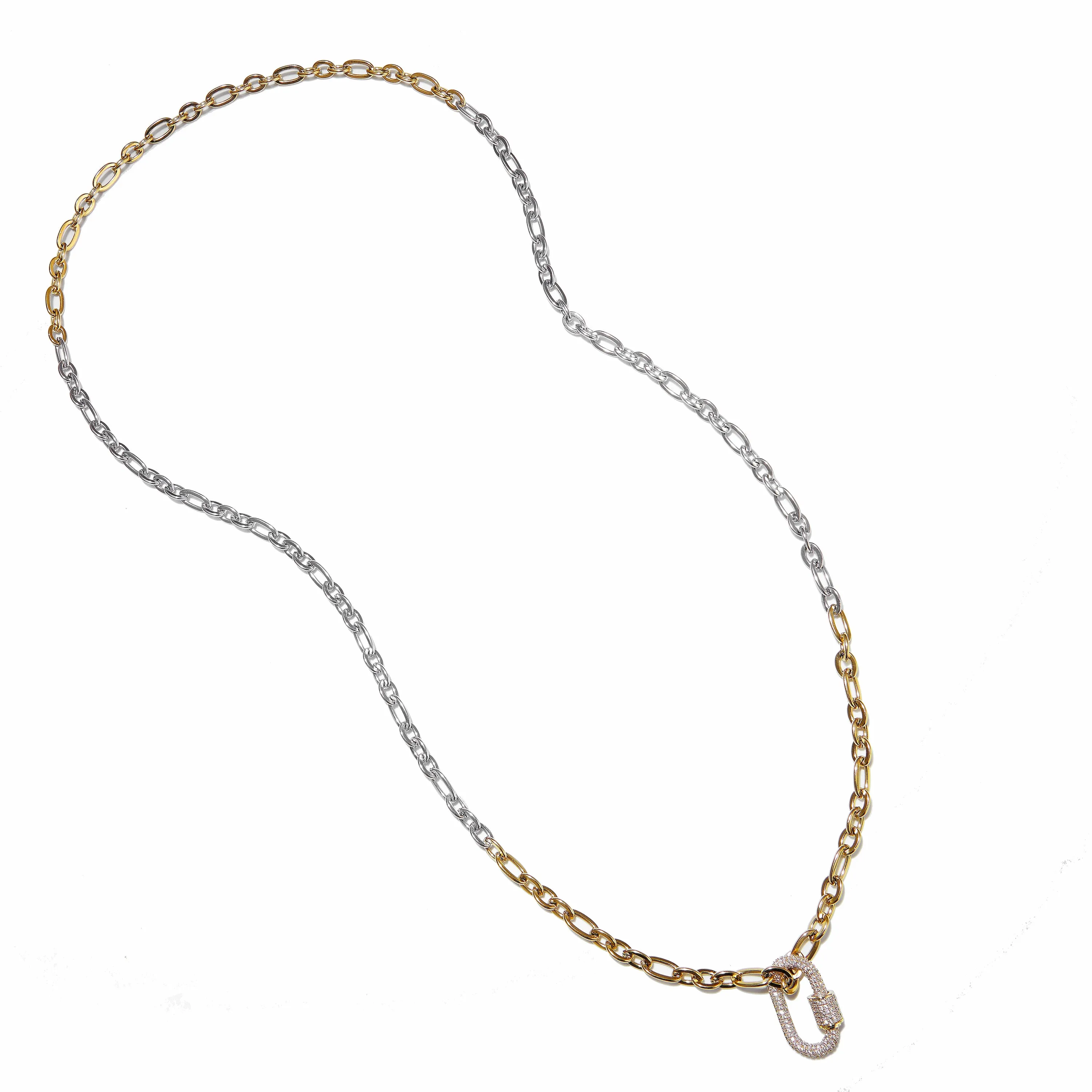 Necklace - Eternal Link with Gold Clasp