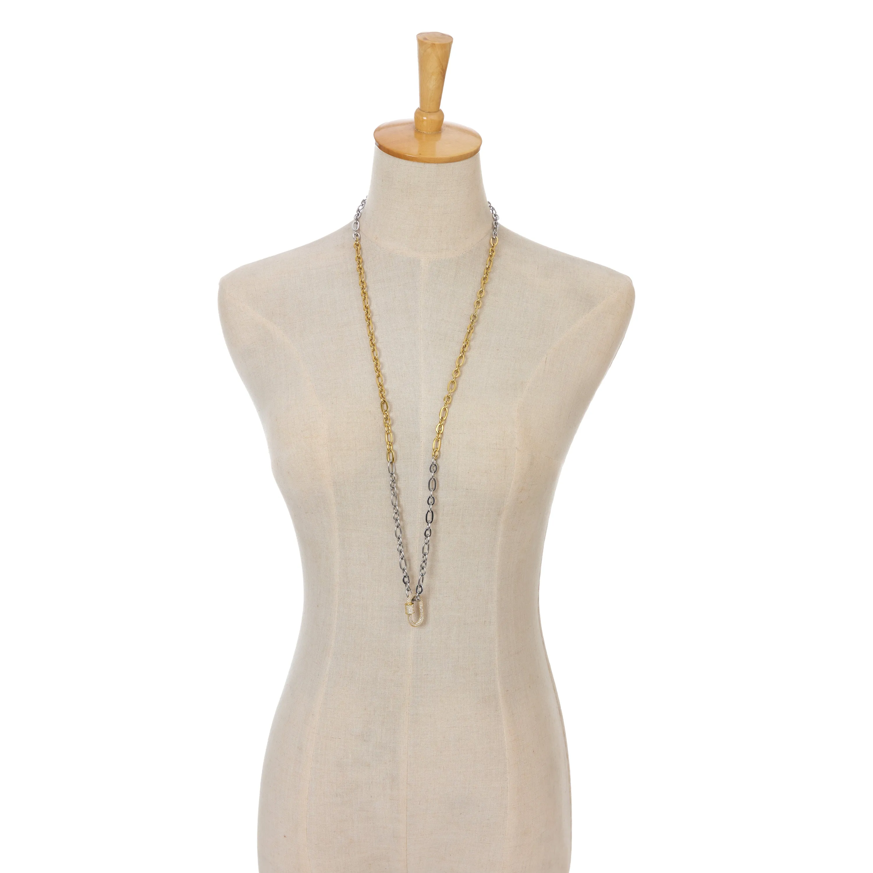 Necklace - Eternal Link with Gold Clasp