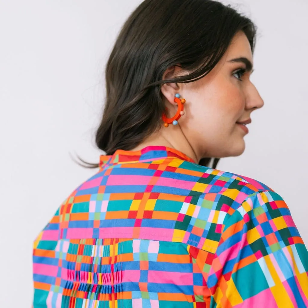 Nelly Ball Hoop Earrings
