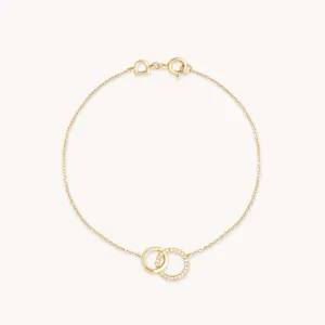 Orbit Topaz Bracelet in Solid Gold