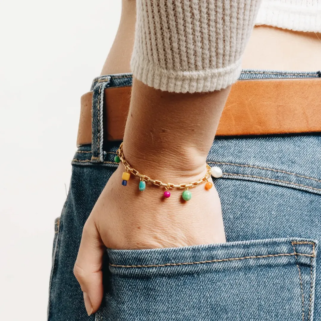 Paperclip Charm Bracelet