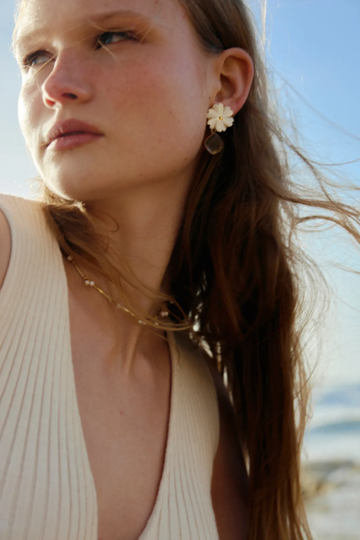 Paradiso Gia Earrings - Crystal