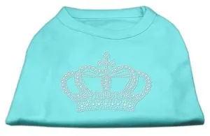 Rhinestone Crown Shirts Aqua S (10)