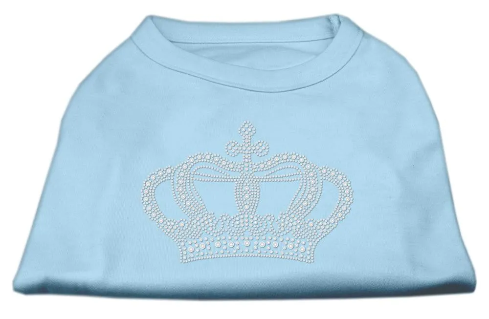 Rhinestone Crown Shirts Baby Blue XXL (18)
