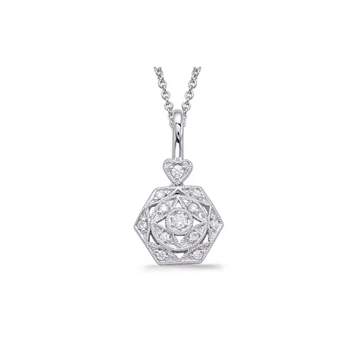 S Kashi & Sons Fashion Diamond Pendant P3294WG