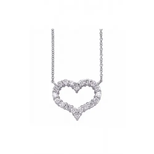 S Kashi & Sons Hearts Necklace N1204WG