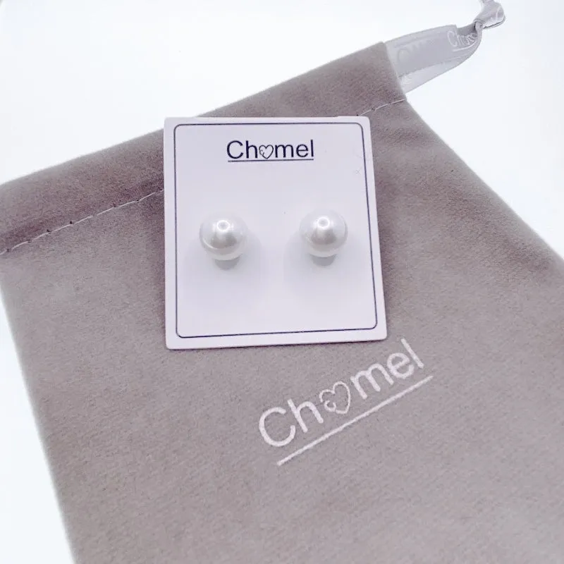 Simulated Pearl 10mm Round Earring