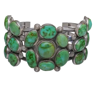 Sterling Silver Cuff with Sonoran Turquoise | Freddie Maloney