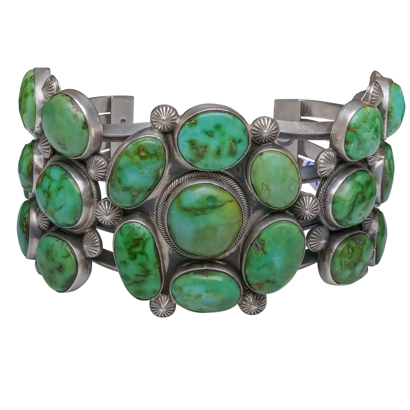 Sterling Silver Cuff with Sonoran Turquoise | Freddie Maloney