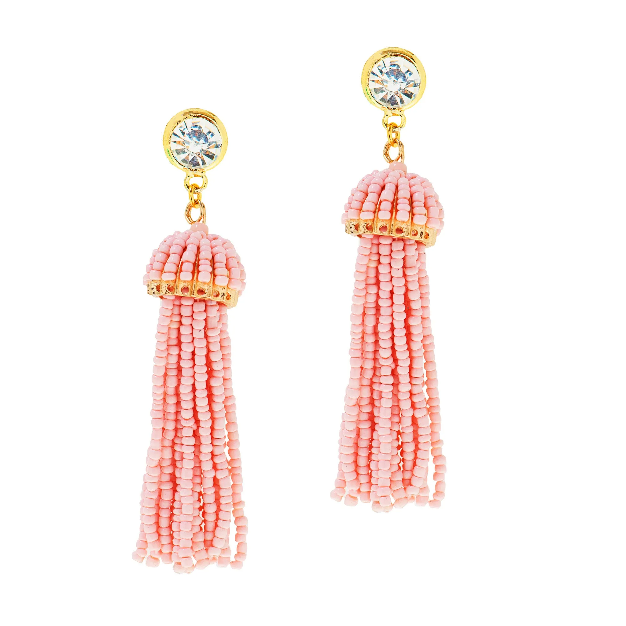 SUMMER SPLASH STATEMENT EARRINGS (CORAL)