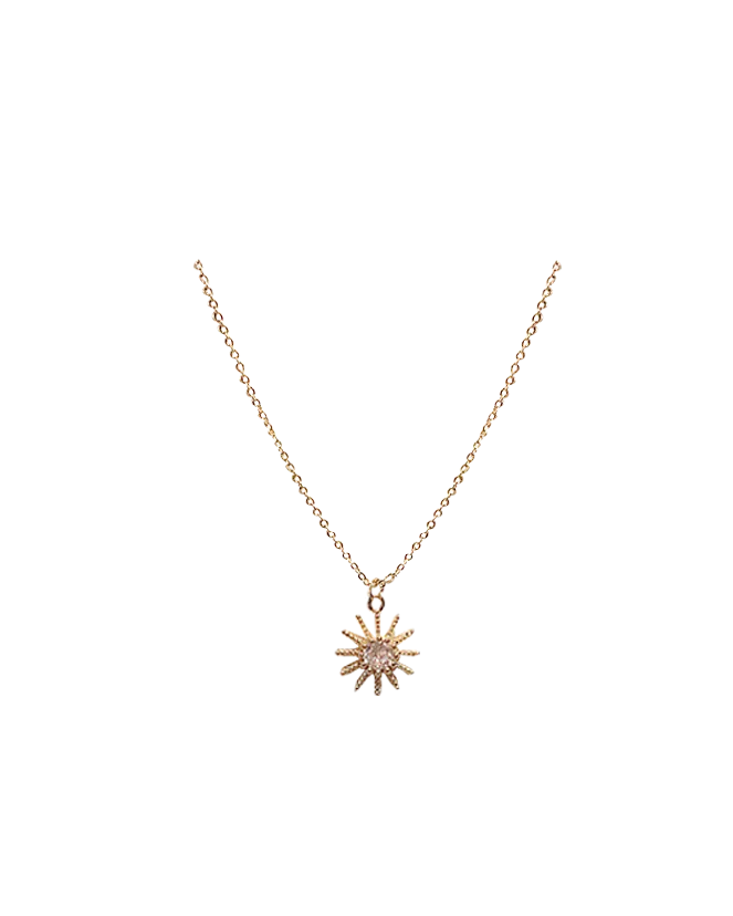 Sun Zircon Necklace