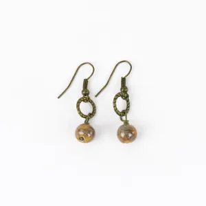 SwaziMUD™ Bead Ring Drop Earrings