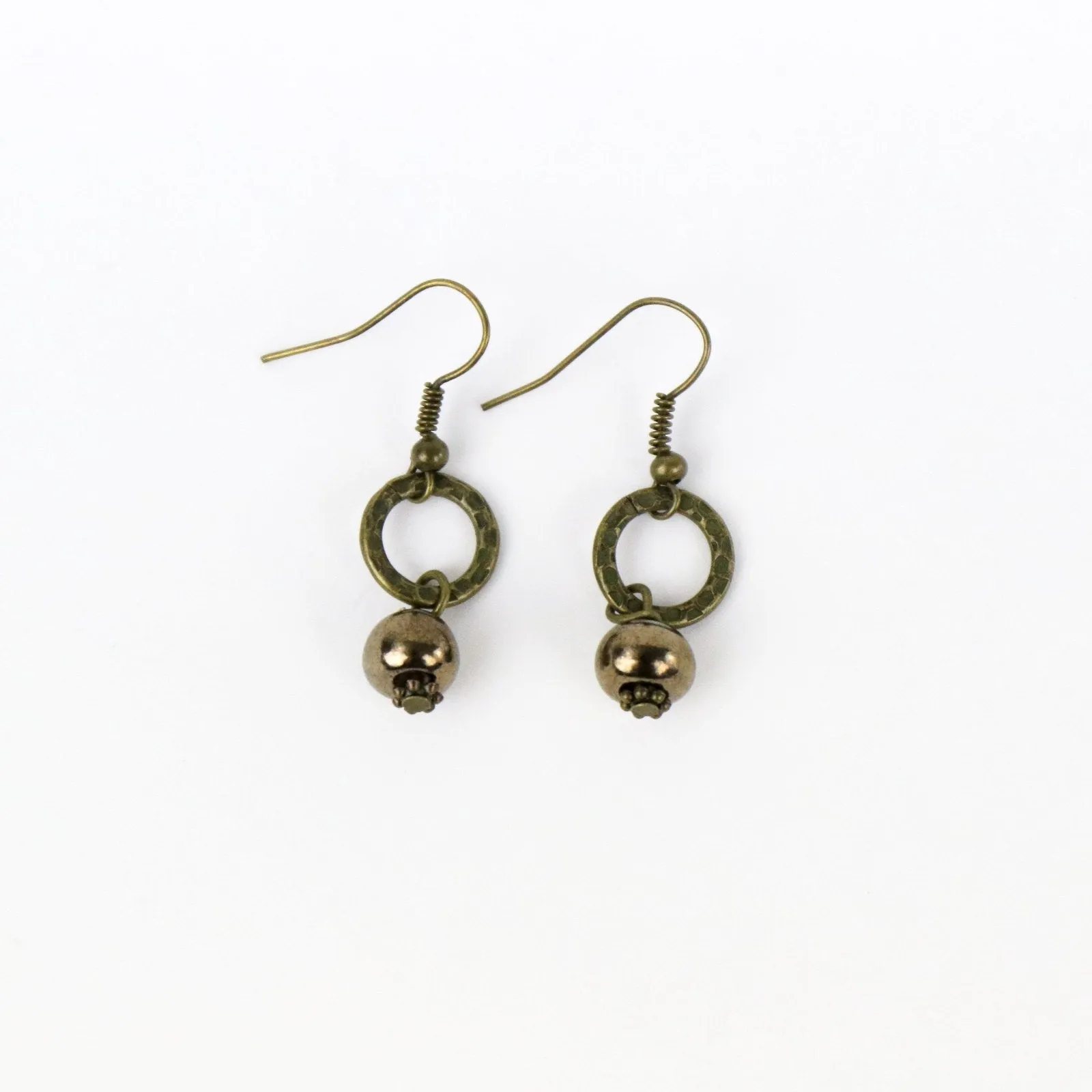 SwaziMUD™ Bead Ring Drop Earrings