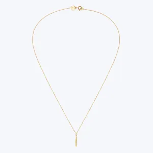 Sycamore Diamond and Bar Necklace