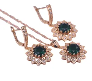 TEEK - Crystal Colored CZ Jewelry Sets