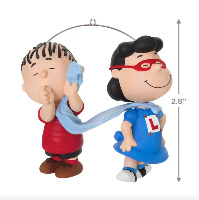 The Peanuts® Gang Super Lucy and Linus Ornament