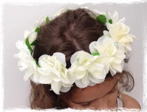 Toddler to Girls flower crown. Crown01