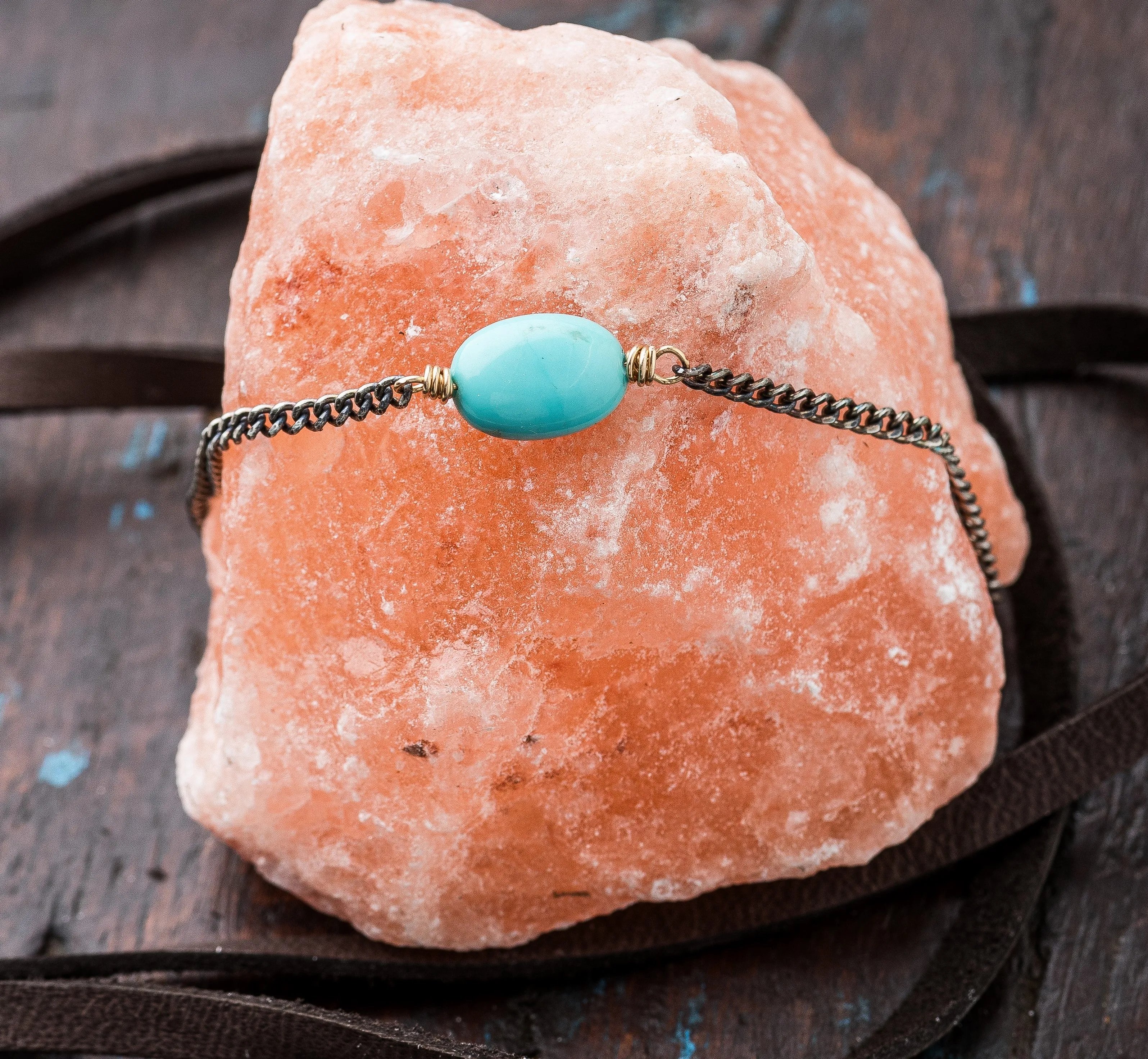 Turquoise Nugget Bracelet